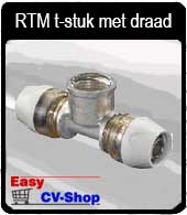 RTM t-stuk m.draad