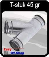 spiralo t-stuk 45 gr