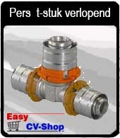 Unipipe pers t-stuk verlopend